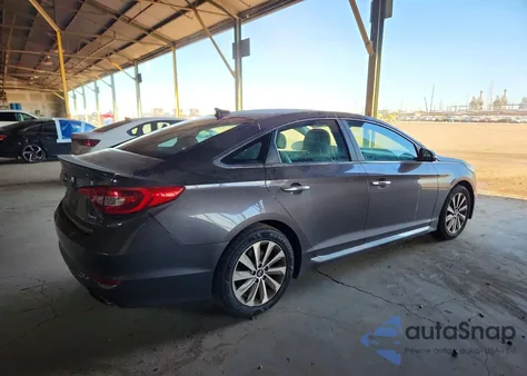 2016 Hyundai Sonata Sport z USA, uszkodzony, nr VIN 5NPE34AF8GH421615